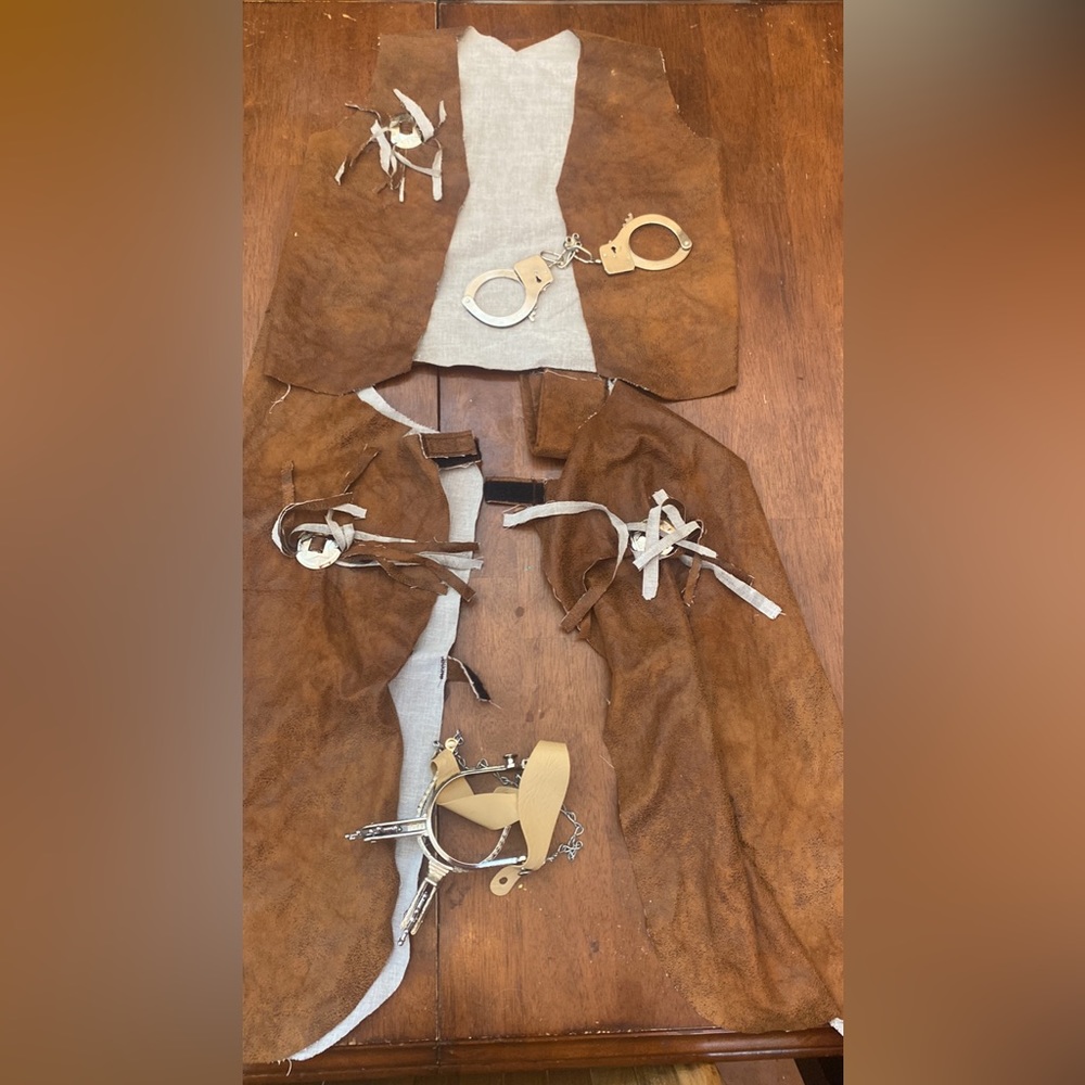 Cowboy costume size 3-5